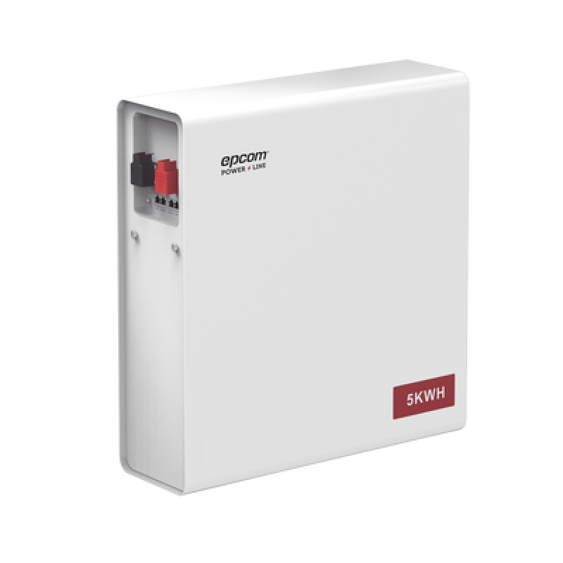 Batería de Litio Hierro Fosfato LiFePO4  de 5 Kwh 512 Vcc 100 Ah Outdoor Instalación a pared