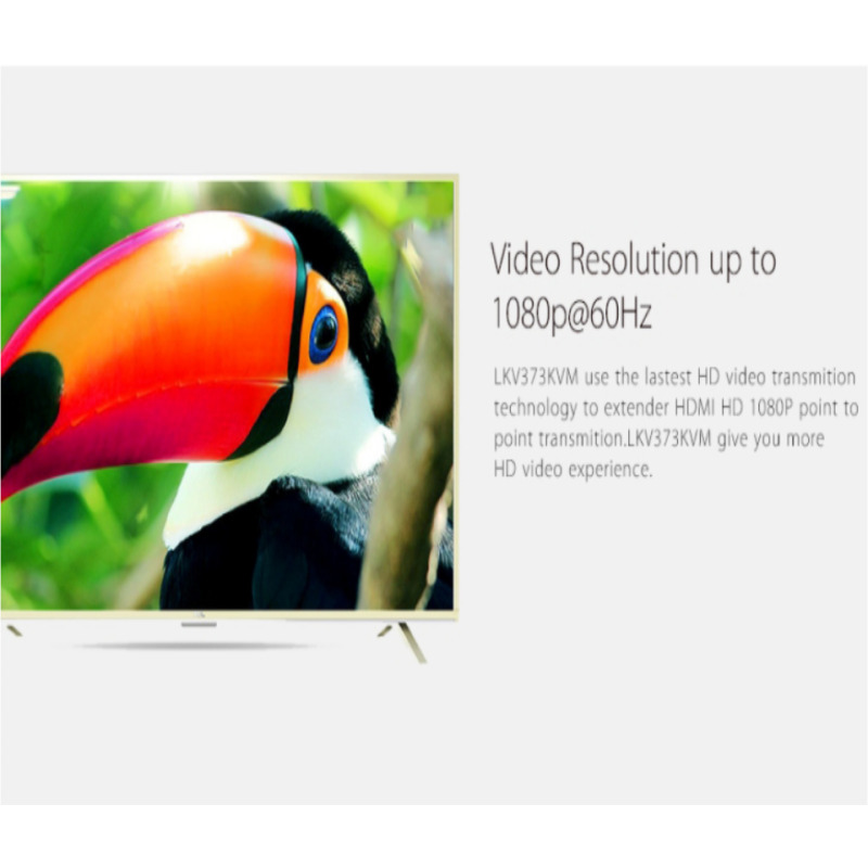 SAXXON LKV373KVM- Kit extensor HDMI KVM sobre IP/ Punto a punto/ Resolucion  1080p/ Hasta 120 metros/ CAT 5E/ 6/ 30 HZ / 2 Puertos  USB 2.0 / Teclado / Raton / 5 VCD / Plug and play image 6