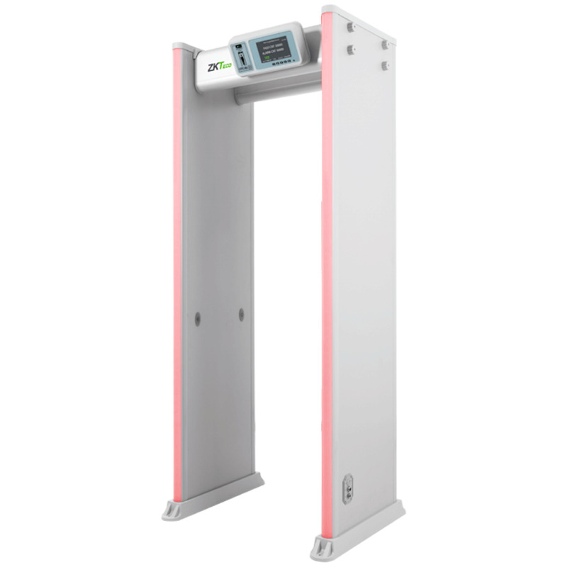 ZKTECO D4330 - Arco Detector de Metales / 33 Zonas de Detección / 300 Niveles de Sensibilidad / Pantalla HD 7" / Indicadores LED en ambas vistas / Control Remoto