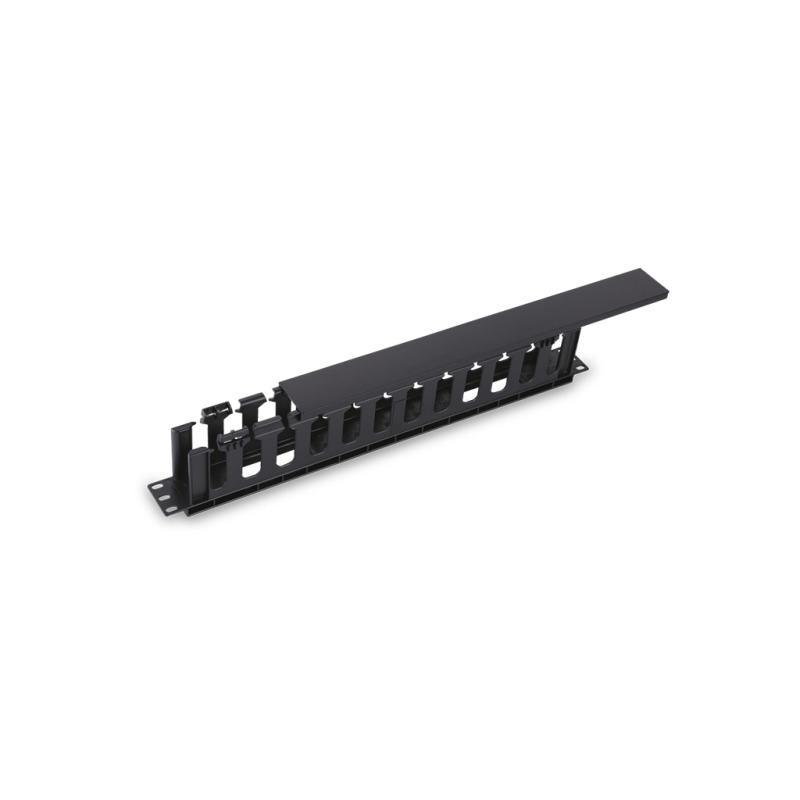 SAXXON J6068 - Organizador de cable horizontal para rack / Un lado / Plastico / 1U image 2