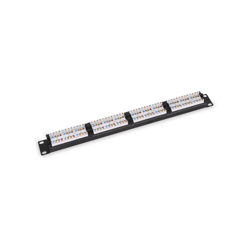 SAXXON P19748N5 - Patch Panel 48 puertos / CAT 5E / 19 Pulgadas / Montaje en rack / 2U
