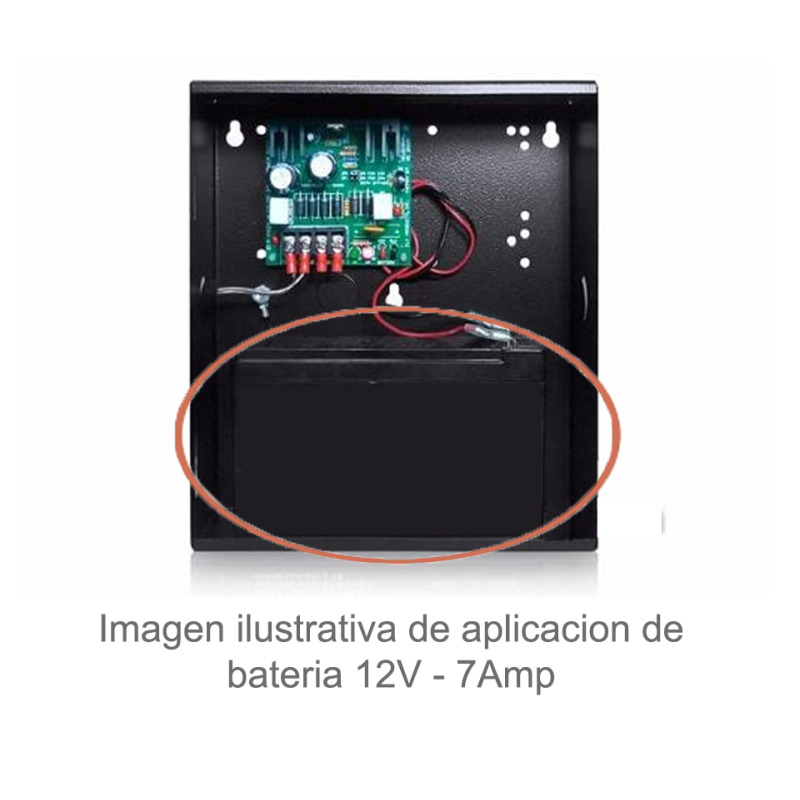 SAXXON CBAT7AH - Bateria de respaldo de 12 volts libre de mantenimiento y facil instalacion / 7 AH/ compatible DSC/ CCTV/ Acceso image 3