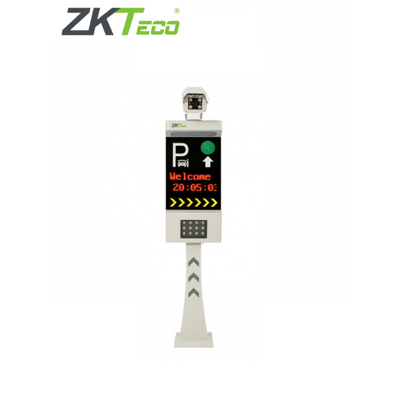 ZKTECO LPRS1000 - Cámara de Reconocimiento Placas Para Control De Acceso Vehicular / Conexión TCP/IP / Pantalla  LCD / Luces LED para mayor Iluminación / Un Carril / Semáforo e Indicadores Audibles / Requiere Licencia de Estacionamiento Biosecurity image 2