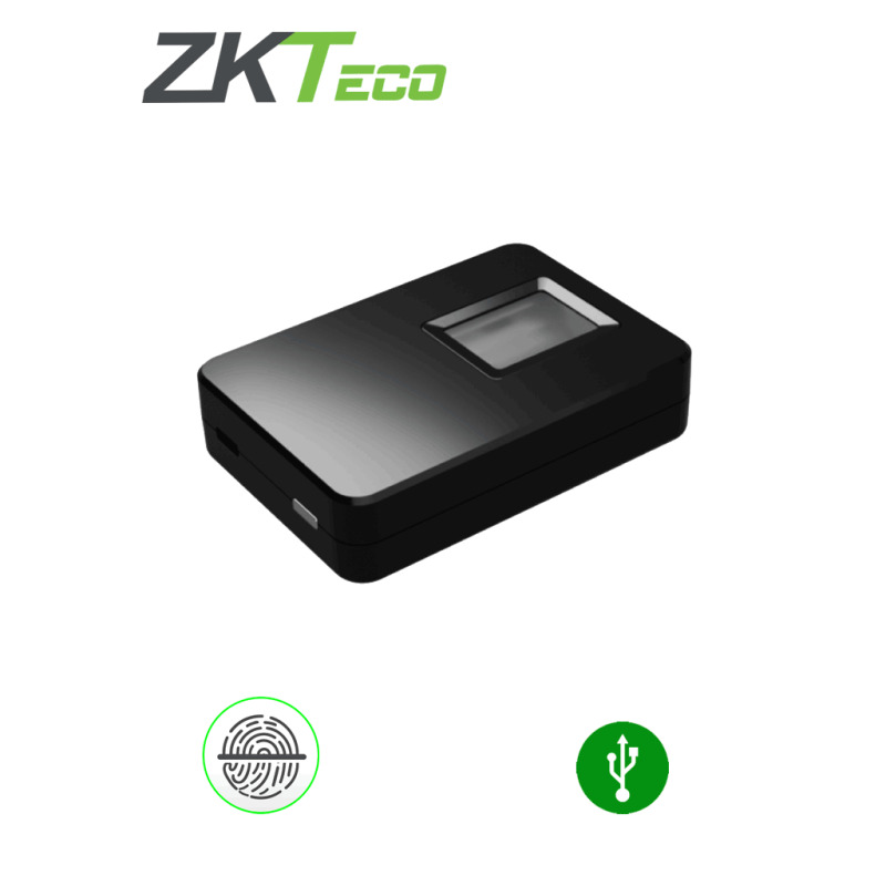 ZKTECO ZK9500 - Enrolador de Huella Digital por USB/ Conexión de Alta Velocidad USB 2.0