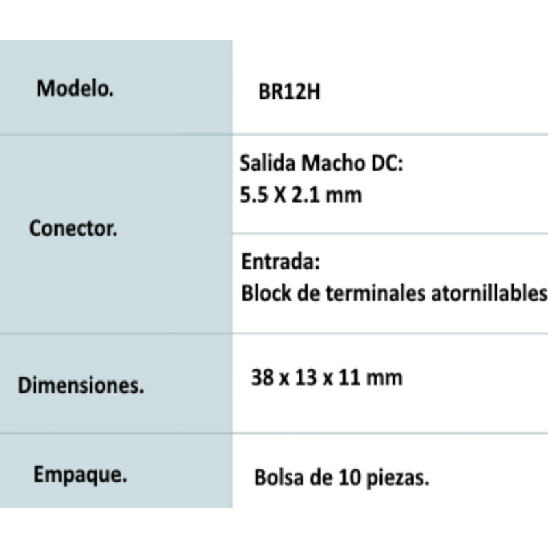 SAXXON PSUBR13H - Bolsa de 10 conectores hembra para fuente de poder / Resistente a la oxidacion / Bloque para atornillar positivo y negativo image 4