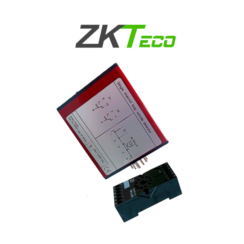 ZKTECO ZF500 - Sensor de Masa para Control de Acceso Vehicular  / 110 VAC /  24V DC, 3A  / Un Canal / Nivel de Sensibilidad Ajustable  / Para Tráfico Pesado / Compatible con Barreras Wejoin / ZKTeco y Otras Marcas