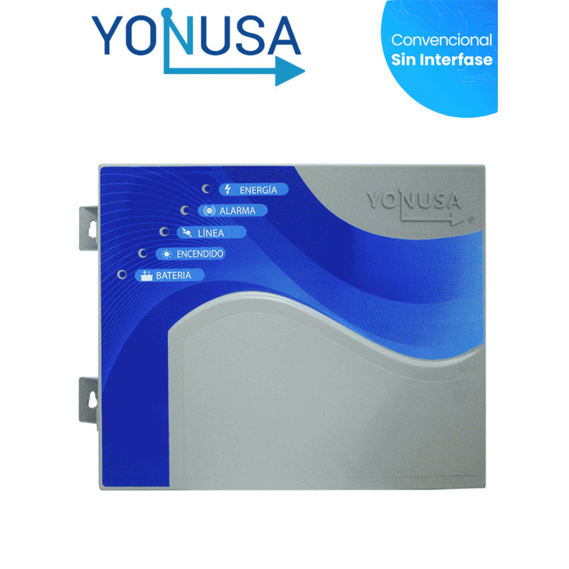 YONUSA EY12000127P - Energizador para solución de cerco eléctrico con salida de 12000V y 3500 metros Lineales / Sin interface/ Soporta modulo  WiFi y batería de respaldo