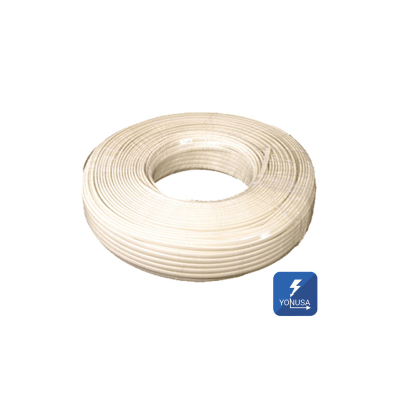 YONUSA CDA100 - Cable bujía o doble aislado recomendado para cercos eléctricos YONUSA/ Bobina de 100 metros/ Calibre 22 AWG multifilar/ Hasta 12,000V