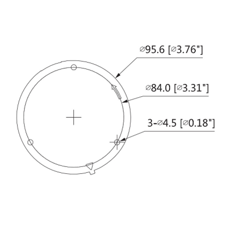 DAHUA COOPER D1A2128 - Camara Domo HDCVI 1080p/ 103 Grados de Apertura/  Lente de 2.8 mm/ IR 20 Mts/ Uso Interior/ TVI AHD Y CVBS image 4