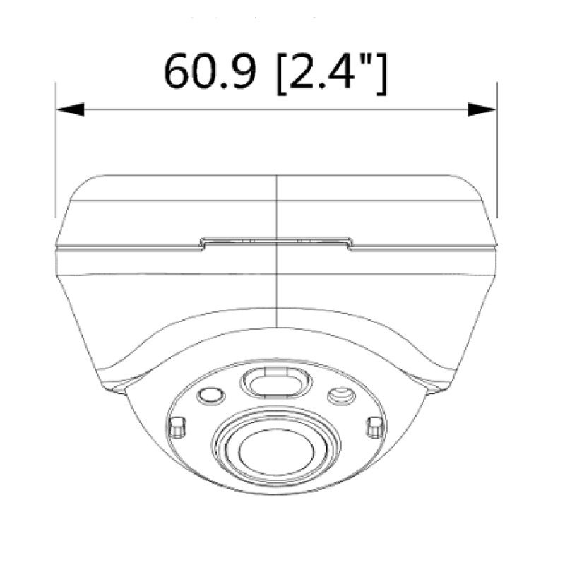 DAHUA HMW3200L - Camara Mini Domo 1080p/ Especial para DVR Movil/ Lente 2.1 mm/ 139 Grados de Apertura/ Microfono Integrado/ IR de 3 Mts/ Uso Interior/  image 2