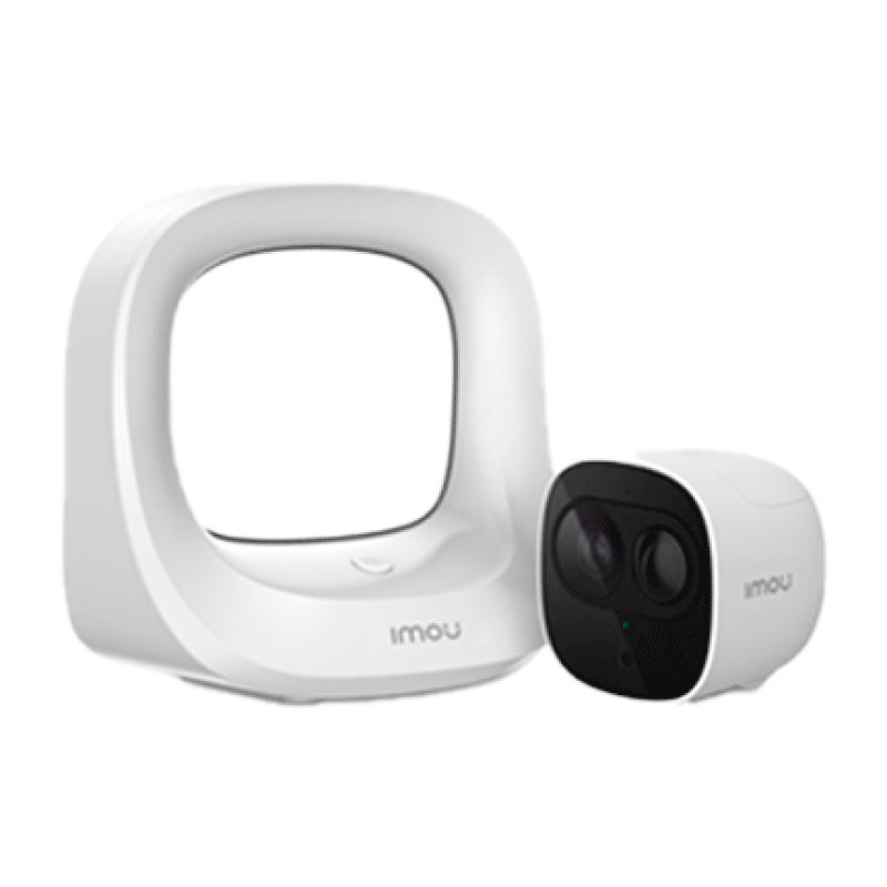 IMOU CELLPROKIT1 - Kit de Cámara 100% Libre de Cables + Estación Base/ Batería Recargable/ 2 Megapíxeles/ Audio Dos Vías/ Detector PIR Integrado/ IR de 10 Metros/ Compatible con Alexa y Asistente de Google/ Almacenamiento en Estación Base/ Wifi/ image 2