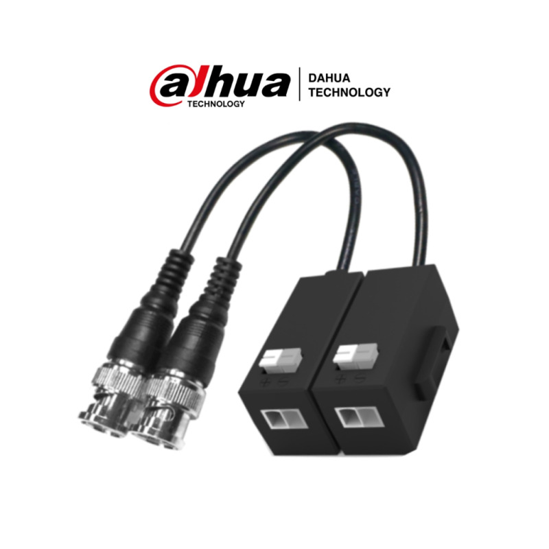 DAHUA PFM800-E - Par de Transceptores Pasivos HDCVI/ 1080p a 250 Mts/ 720p a 400 Mts/ Soporta AHD/ TVI/ CBVS/ 