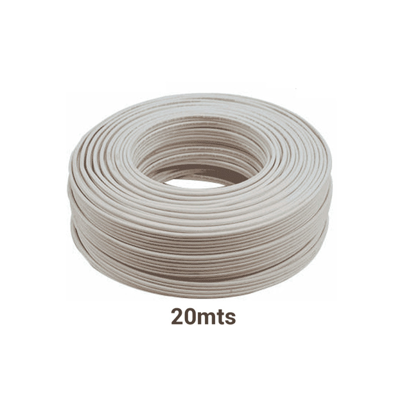TVC CB20M - Cable bujía o doble aislado para cercos eléctricos Yonusa/ Multifilar 22  AWG / Bobina de 20  Mts/ #MásVendido image 2