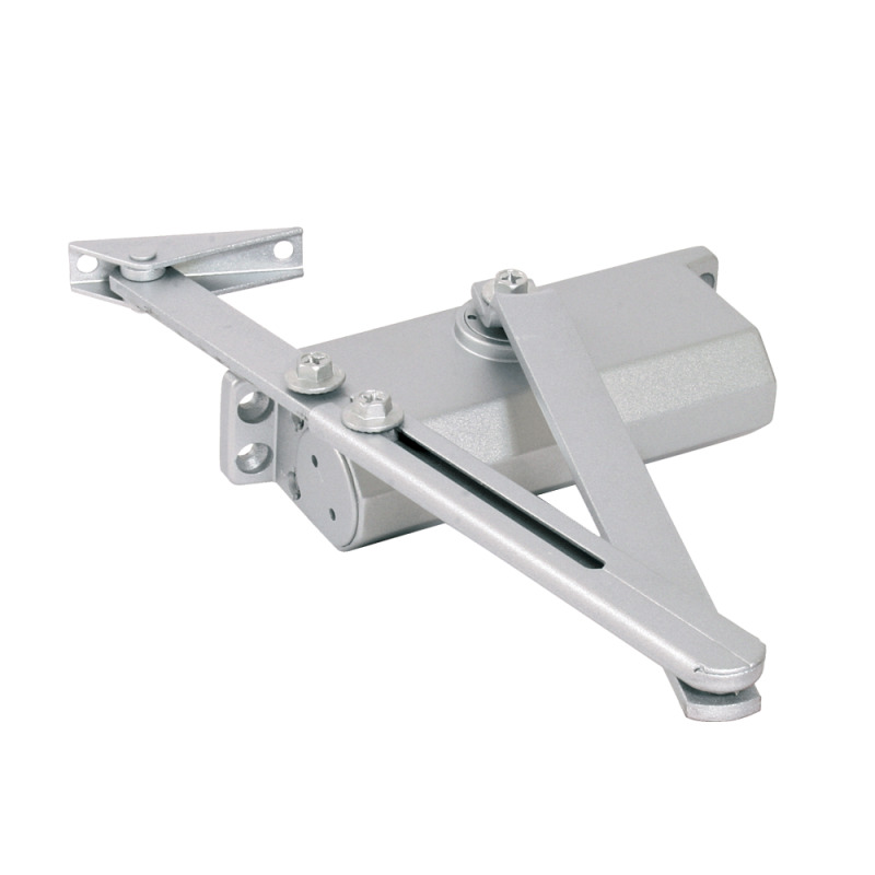 YLI YC832  - Brazo cierra puerta automático / Para puertas de 100 kg / Compatible con puertas de madera, vidrio, metal / Velocidad ajustable de cierre / Instalación izquierda o derecha  image 3