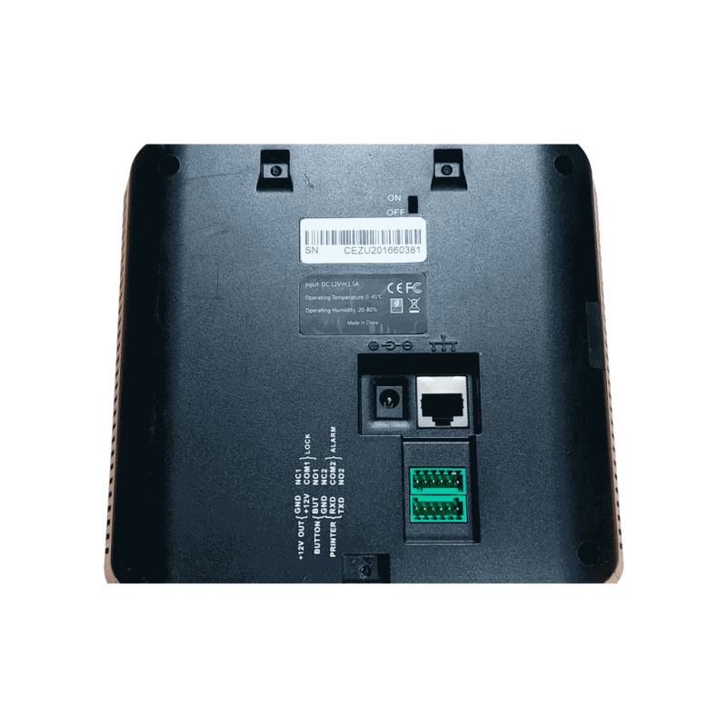 ZKTECO MB360ID - Control de Acceso y Asistencia / 1500 Rostros / 2000 Huellas / 2000 Tarjetas / 100000 Eventos / TCPIP  image 3