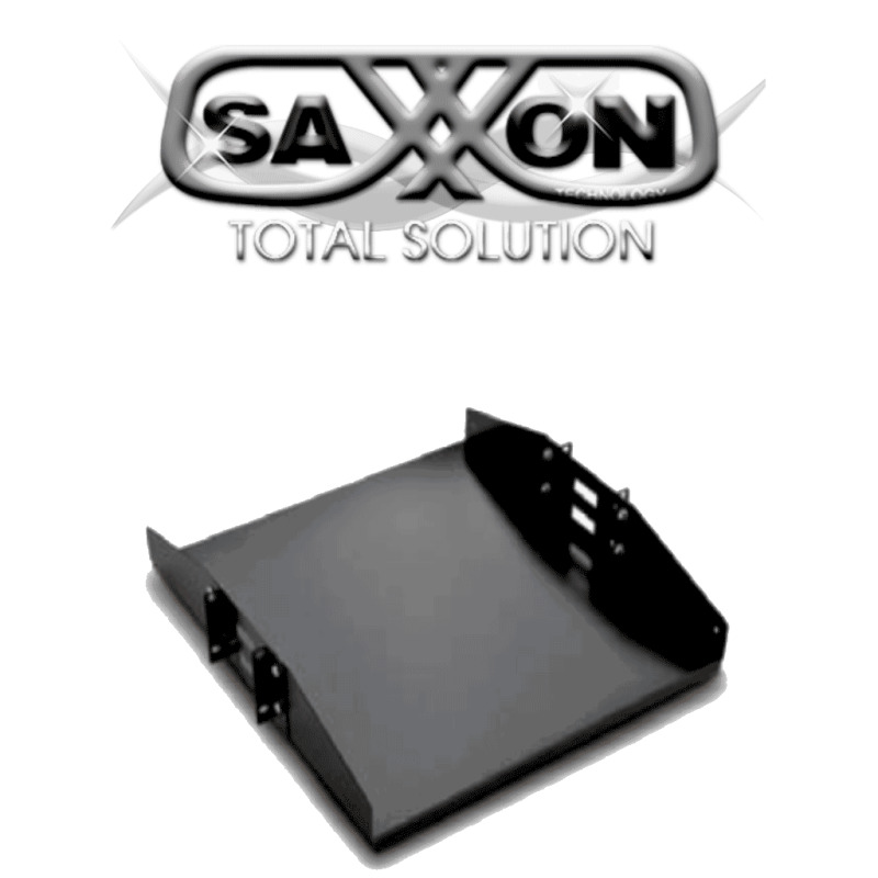 SAXXON 70140202- Charola doble cara para rack/ 19 pulgadas/ 2 UR/ Soporta hasta 50 KG  