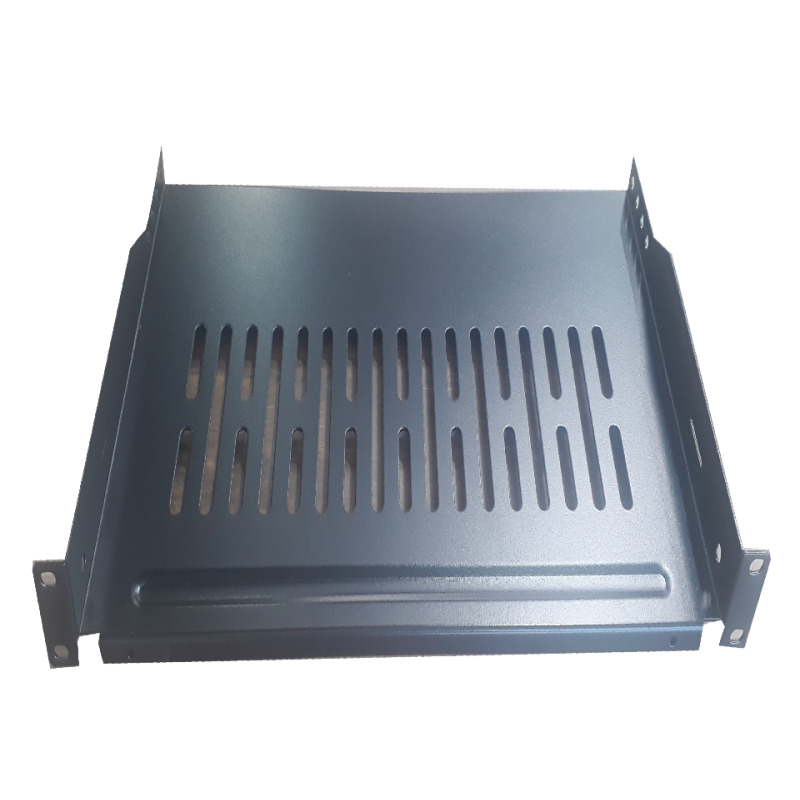 SAXXON 70140101- Charola ventilada para gabinete y rack/ Medidas de 19 pulgadas de ancho x 10 de profundidad/ 1 UR/ Soporta hasta 10 KG image 2