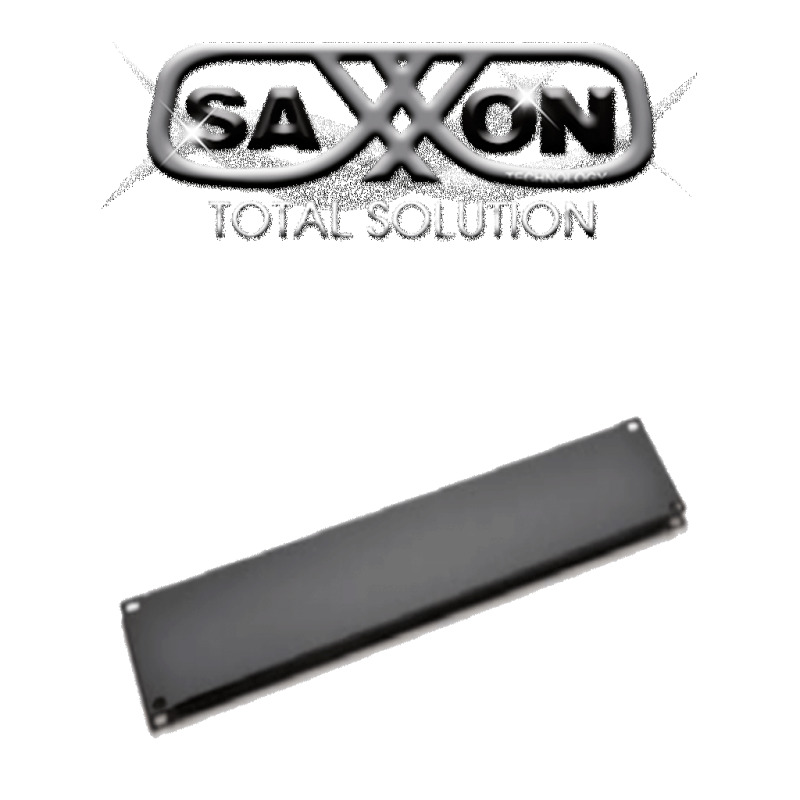 SAXXON 70060100- Tapa ciega de 1 Unidad de Rack/ Medidas de 482 mm de ancho (19") x 44 mm de profundidad/ Metalica 