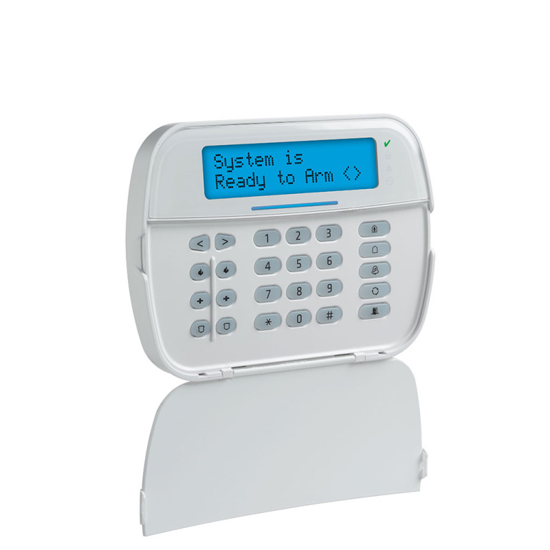 DSC HS2LCDN - Teclado Cableado LCD Alfanumérico de 32 caracteres admite 128 zonas compatible con NEO image 2