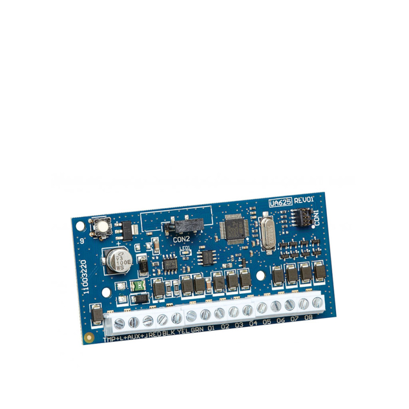 DSC HSM2208 - Módulo Expansor de 8 Salidas Programables de baja corriente compatible con panel NEO, PRO image 2