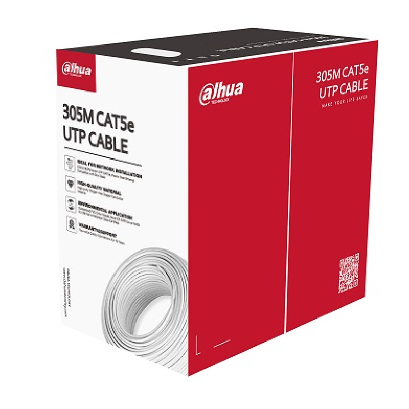DAHUA PFM920I-5EUN - Bobina de Cable UTP Blanco 100% Cobre/ Categoria 5e/ 305 Metros/ CPR Eca/ Video y Redes/ Compatible con Alimentación PoE/ image 4
