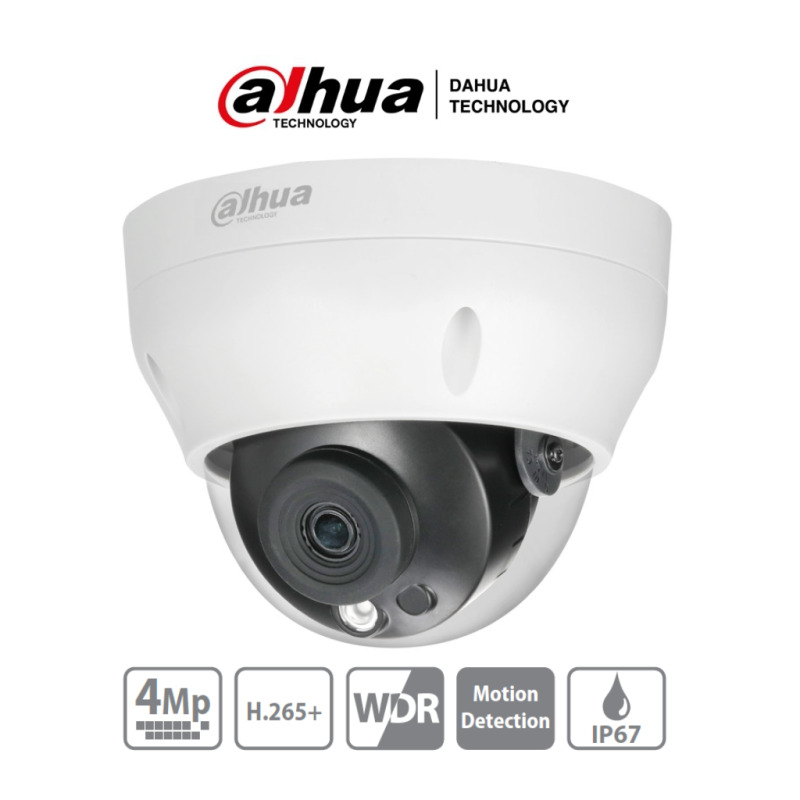 DAHUA IPC-HDPW1431R1-S4 - Camara IP Domo de 4 Megapixeles/ Lente de 2.8mm/ IR de 30 Mts/ H.265/ WDR Real/ IP67/ PoE/ 3D DNR/ HLC/ image 3