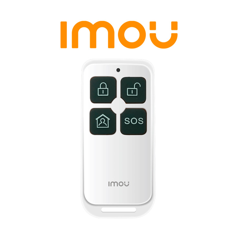 IMOU REMOTE CONTROL (DHI-ARA23-SW) - Control Remoto Inalambrico/ Boton de Armado/ Boton de Desarmado/ Panico/ Hogar