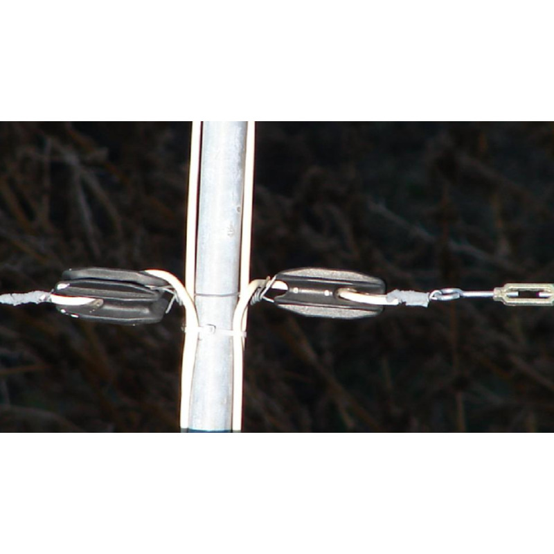 YONUSA CDA50 - Bobina de cable bujía con doble aislado de 50 mts para uso en cercas eléctricas con energizadores Yonusa/ calibre 22 AWG especial indicado para soportar de 10,000 a 12,000 V image 4