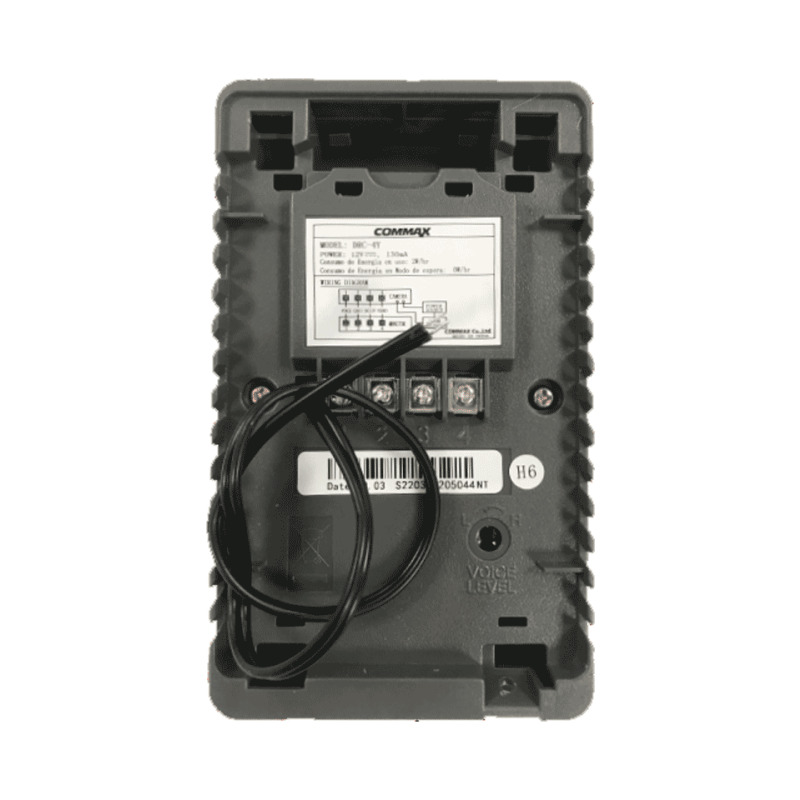 COMMAX DRC4Y - Frente de calle compatible con monitores Commax por conexión a 4 hilos, alimentación desde monitor, cuenta con funcion de apertura de puerta, Luz LED, soporta cubierta cmx2260001  image 12