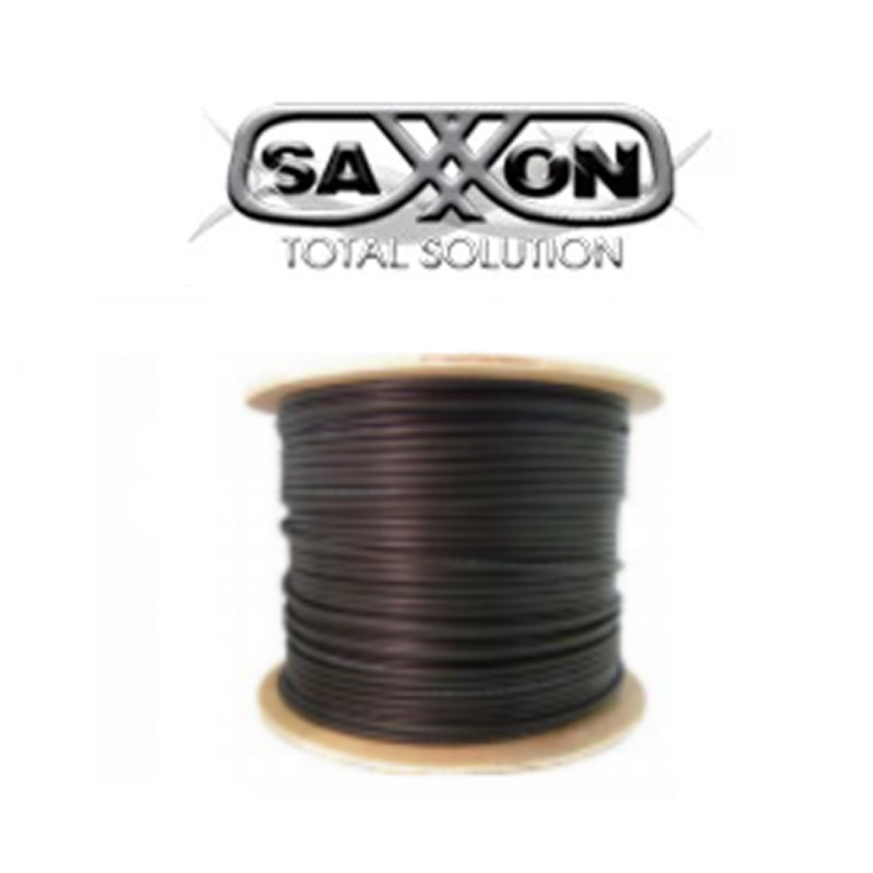 SAXXON OUTPCAT6GCOPEXT- Bobina de Cable UTP Cat6 100% Cobre con Gel/ 305 Metros/ Uso Exterior/ Color Negro/ Cumple con Estandares: ISO/ IEC 11801 Ed2; EIA/ TIA568/ Ideal para Cableado de Redes y Video/ image 6