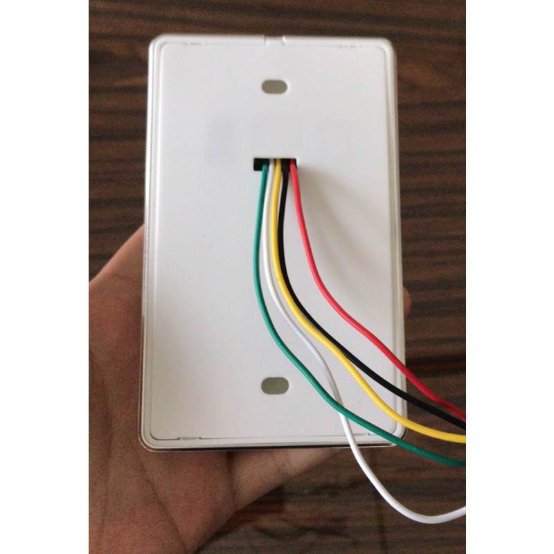 YLI TSK830NCLED - Botón de salida touch con luz LED acabo elegante en cristal templado salidas NO y NC/  No requiere caja de instalación, 12 VDC image 5