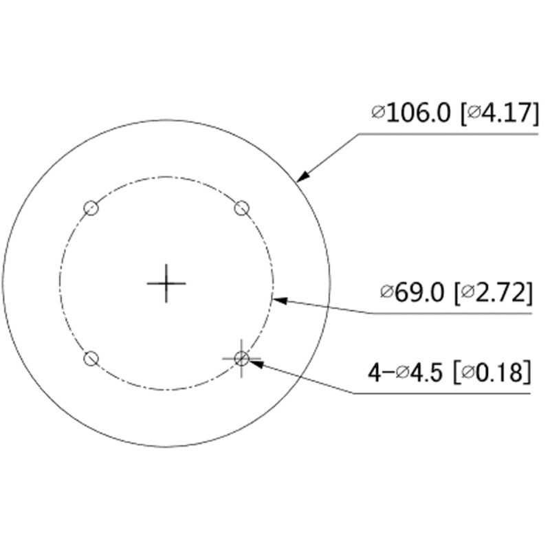 DAHUA  HDW1509T-A-LED - Cámara Domo Full Color de 5 Megapixeles/ Lente de 3.6 mm/ Micrófono Integrado/ Leds para 40 Metros/ Starlight/ IP67/ #FullColor image 4