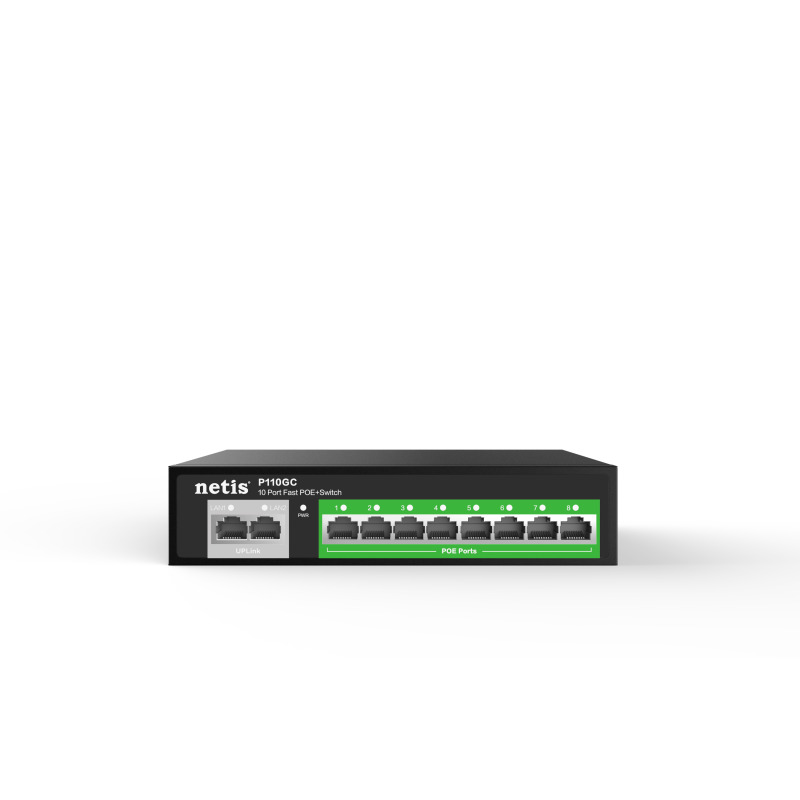 SWITCH POE 8GE+2GE PUERTOS GIGABIT