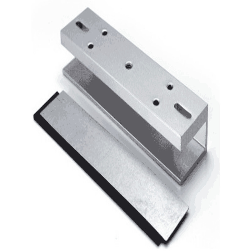 ZKTECO LMB200U - Soporte en U para instalación de contrachapa magnética en puertas de vidrio sin marco compatible con cerradura magnética con Modelo LM200LED clave ZKT0850002 image 2