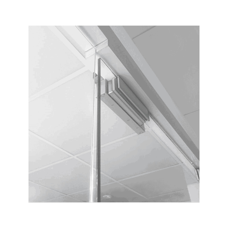 ZKTECO LMB200U - Soporte en U para instalación de contrachapa magnética en puertas de vidrio sin marco compatible con cerradura magnética con Modelo LM200LED clave ZKT0850002 image 6