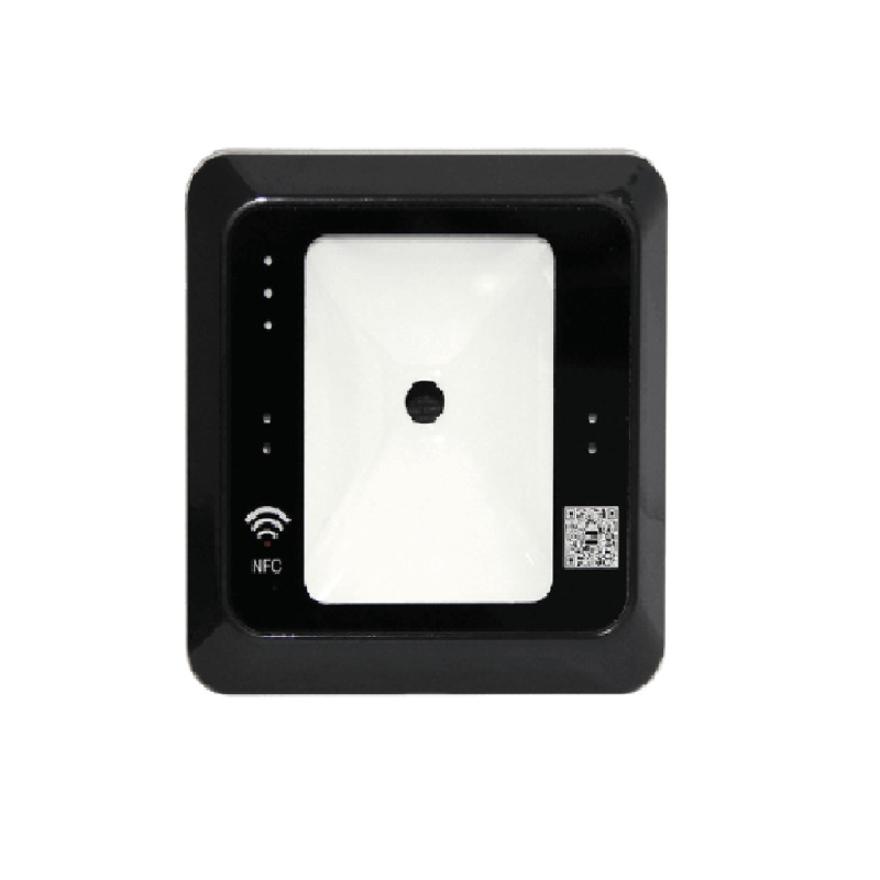 ZKTECO QR500B - Lector Esclavo de Código QR, NFC y Tarjeta Mifare Frecuencia 13.56MHz / DC 12V o 5V por USB / Cable USB Incluido / Conexión Wiegand / Compatible con Paneles InBio y Serie C3