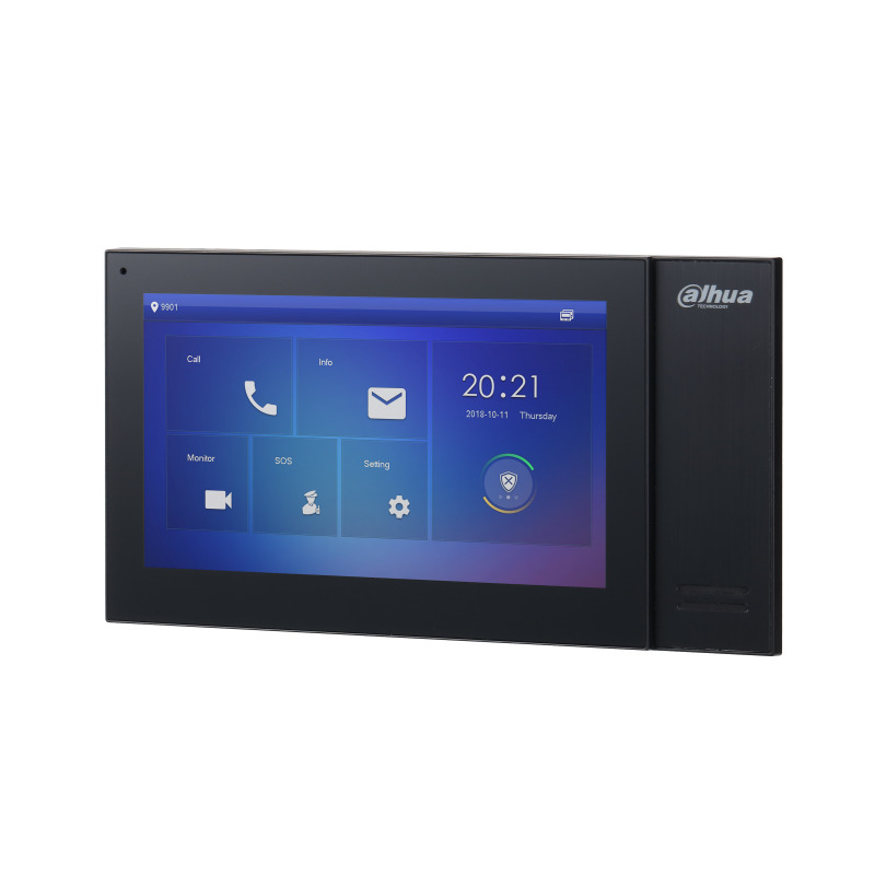 DAHUA VTH2421FB-P - Monitor IP Touch de 7 pulgadas/ Serie Pro/ Memoria de 8GB Embebida/ PoE Estandar/ Soporta Llamada en Grupo/ Ranura MicroSD/ 6&1 E&S de Alarmas/ Hasta 9 Monitores Adicionales/Soporta Dejar Videos y Mensajes de Texto/#EdificioInteligente image 4