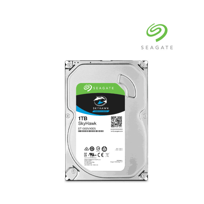 SEAGATE ST1000VX005- Disco Duro de 1TB SkyHawk/ Para Videovigilancia/ Ideal para Trabajo 24/7/ Inteface: SATA de 6 Gb/s/ Hasta 64 Cámaras/ Hasta 8 Bahías/  36 Meses de Garantía/  image 12