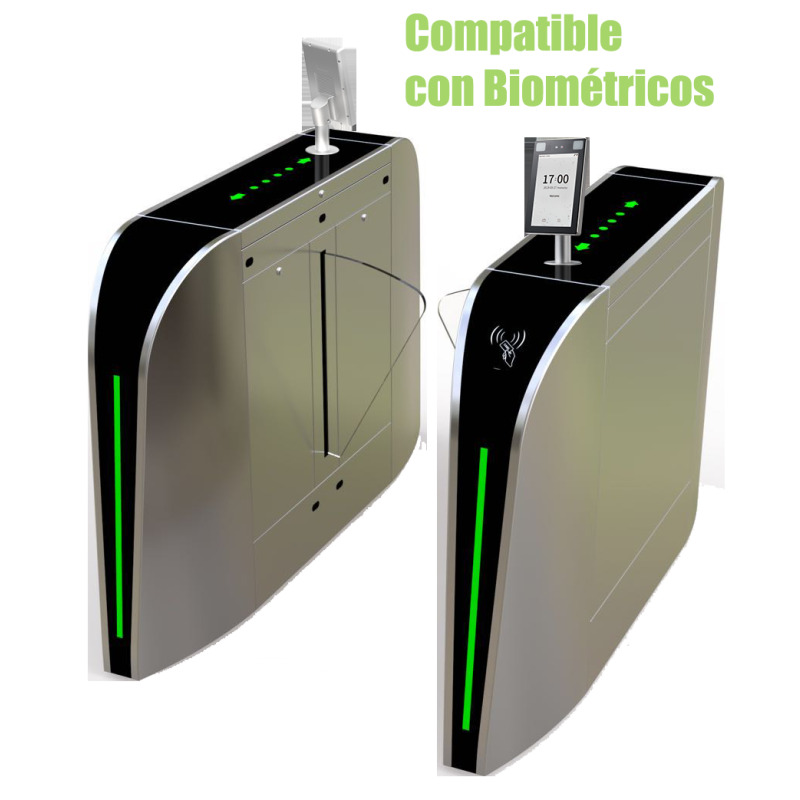  ZKTECO FBL300 - Barrera Peatonal Retraible / Bidireccional / Acero SUS304 / Aleta de Acrílico / 110V / 35 Personas x Min / Carril 60 cm / Exterior Protegido / 2 millones de Ciclos / Infrarrojos de Seguridad / No cuenta con Lectores y Panel image 6