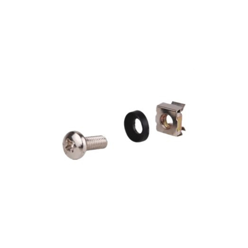 SBETECH JTE1224- JUEGO DE TUERCA ENJAULADA Y TORNILLO / 50 PIEZAS/ TORNILLOS 12-24/ PARA MONTAJE DE EQUIPO EN GABINETES image 2