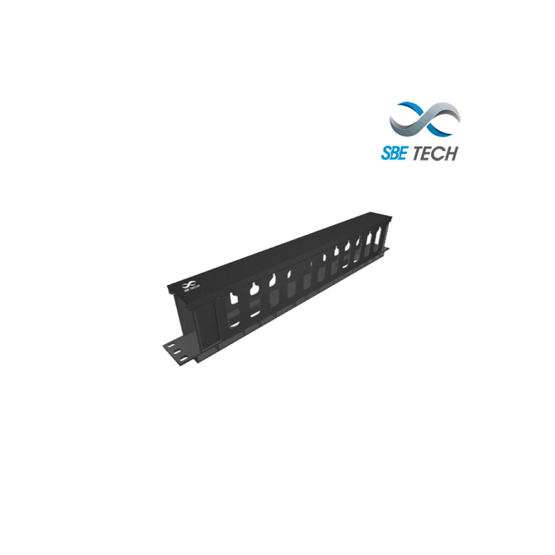 SBETECH SBE-OH1UR - Organizador de cable horizontal 1UR image 2