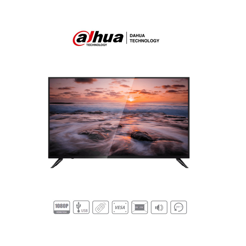 DAHUA LM43-F200 - Pantalla de 43 pulgadas/ Profesional para CCTV/ FHD/ Ideal para trabajar 24/7/  VGA/ HDMI/ Altavoces Integrados/ Brillo de 330 CD/ 8MS/  #SMBMonitoreo image 2