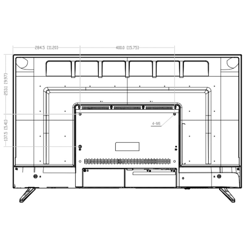 DAHUA LM43-F200 - Pantalla de 43 pulgadas/ Profesional para CCTV/ FHD/ Ideal para trabajar 24/7/  VGA/ HDMI/ Altavoces Integrados/ Brillo de 330 CD/ 8MS/  #SMBMonitoreo image 5