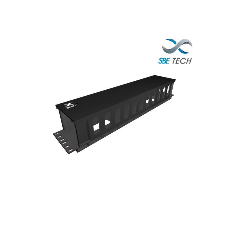 SBETECH SBE-OH2UR - Organizador de cable horizontal 2UR  image 2