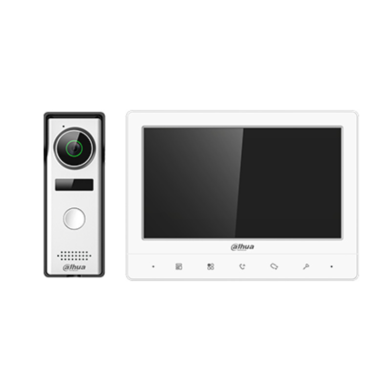 DAHUA DHI-KTA02 - Kit de Videoportero Analógico/ Monitor con Pantalla de 7 Pulgadas/ Botones Touch/ Frente de Calle con Camara de 1.3 Megapixeles/ DWDR/ IP66/ Apertura de Puerta/ Soporta Hasta 2 Frentes de Calle + 3 Monitores/  image 7