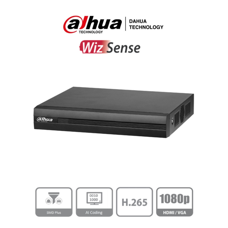 DAHUA XVR1B16-I - DVR de 16 Canales 1080p Lite/ WizSense/ Cooper-I/ H.265+/ 16 Canales+2IP o Hasta 18 Ch IP/ 8 Canales SMD Plus/ Busqueda Inteligente (Humanos y Vehiculos)/ Codificación Inteligente/ 1 Puerto Sata de hasta 6TB/ Smart Audio/ image 3