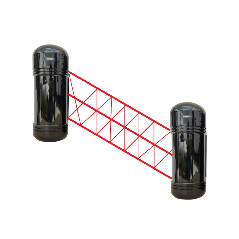 IHORN ABE100-  Detector por triple haz de luz (fotocelda) / Distancia hasta 100  Mts / Velocidad de respuesta 50mS / 12 VDC compatible con paneles IHORN / RISCO / DSC / BOSCH.  image 3