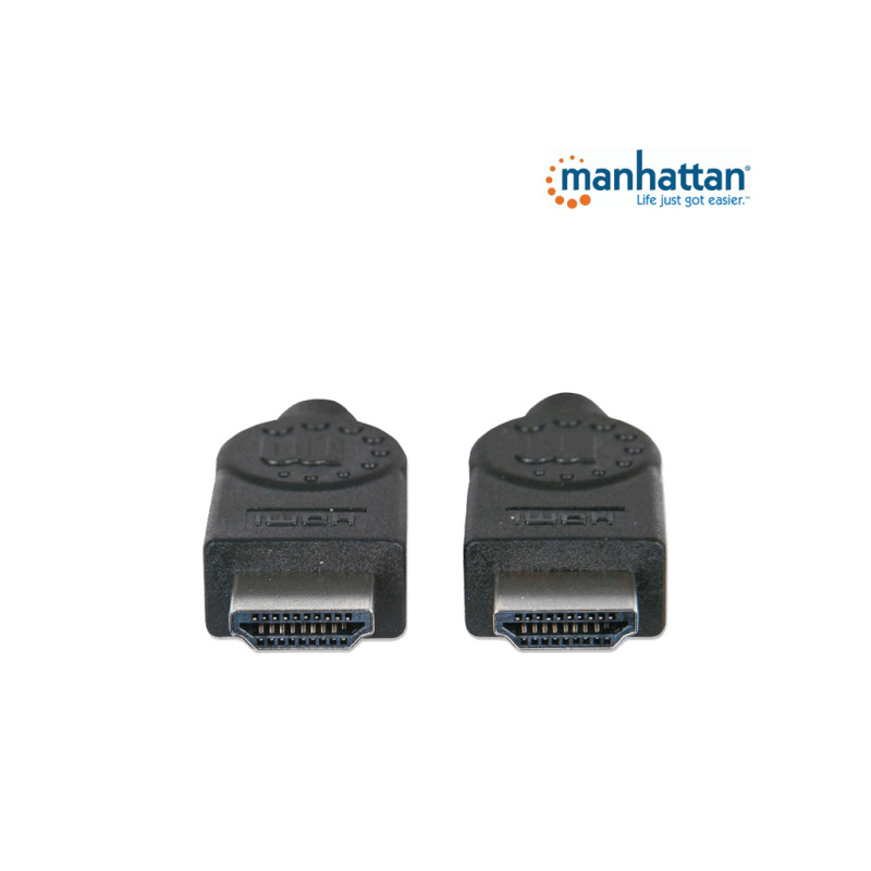 MANHATTAN 306119- Cable HDMI de Alta Velocidad de 1.8 Metros/ Resolución 4k@30Hz/ Soprota 3D/ HDMI Macho a Macho/ Soporta Canal de Retorno de Audio (ARC)/ Blindado para Reducir Interferencia/  image 4