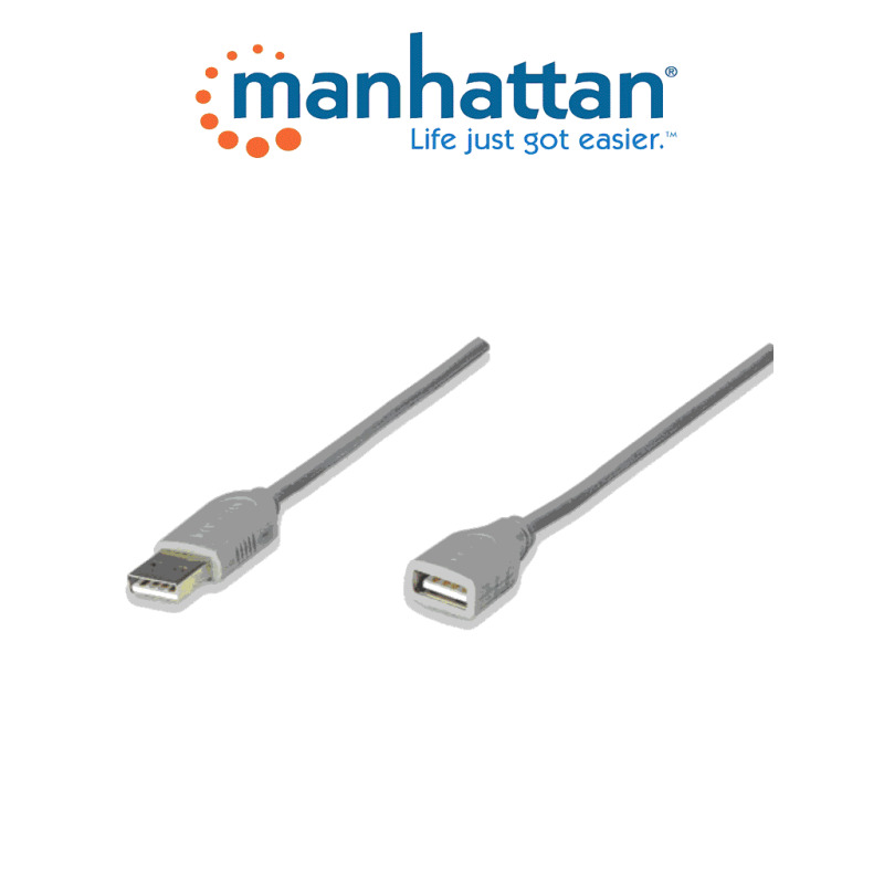 MANHATTAN 340960 - Cable de Extensión USB Macho a USB Hembra/ 4.5 Metros/ Velocidad Máxima de Hasta 12 Mbps/ UL 2725/ USB 1.1/ image 3