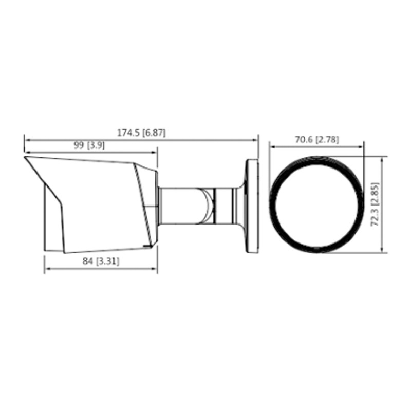 DAHUA HAC-HFW1500T-28 - Camara Bullet de 5 Megapixeles/ Lente de 2.8 mm/ 111 Grados de Apertura/ Metalica/ IR de 30 Metros/ IP67/ Soporta CVI/CVBS/AHD/TVI/ #PromoFull image 4